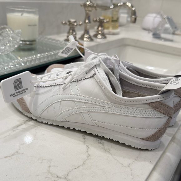 Onitsuka Tiger by Asics Shoes - Onitsuka Tiger by Asics Women's White and Gray Sneakers